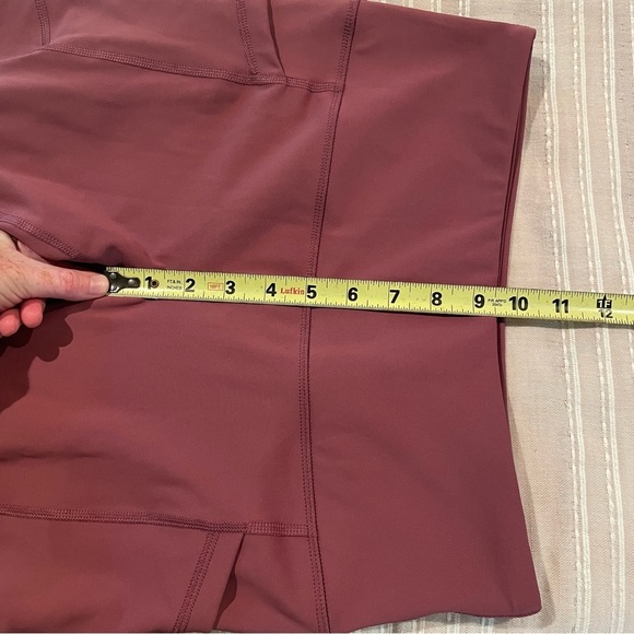 90 Degree By Reflex Interlink High Rise 7/8 Ankle Leggings Mauve Pink Medium - Picture 8 of 9